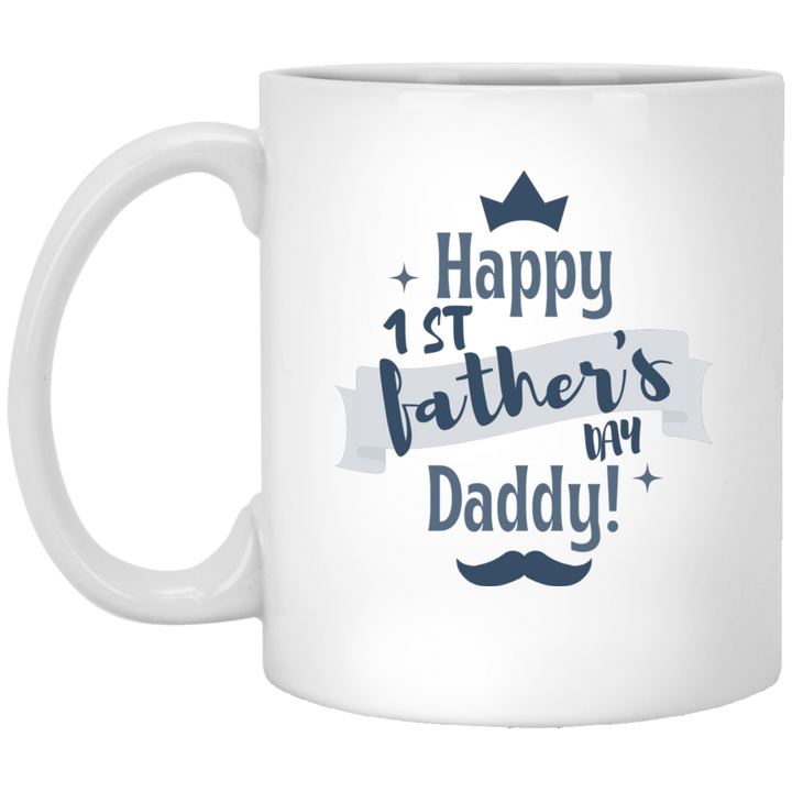 Happy 1st Father's day Coffee Mug, Funny Dad Coffee Mugs, Funny Dad Gift Idea, Father's Day Gift, Christmas Birthday Dad Gift, Funny Dad Cups, Bonus Dad, Stepfather, Stepdad, Granddad, Grandfather