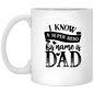 I Know a Super Hero Coffee Mug, Funny Dad Coffee Mugs, Funny Dad Gift Idea, Father's Day Gift, Christmas Birthday Dad Gift, Funny Dad Cups, Bonus Dad, Stepfather, Stepdad, Granddad, Grandfather