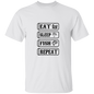 Eat Sleep Fish Repeat Shirt - Dad Shirt, Husband Gift, Father's Day Gift, Gift for him, Gift for Father, Valentine Gift Dad, Dad Gift, Christmas Gift