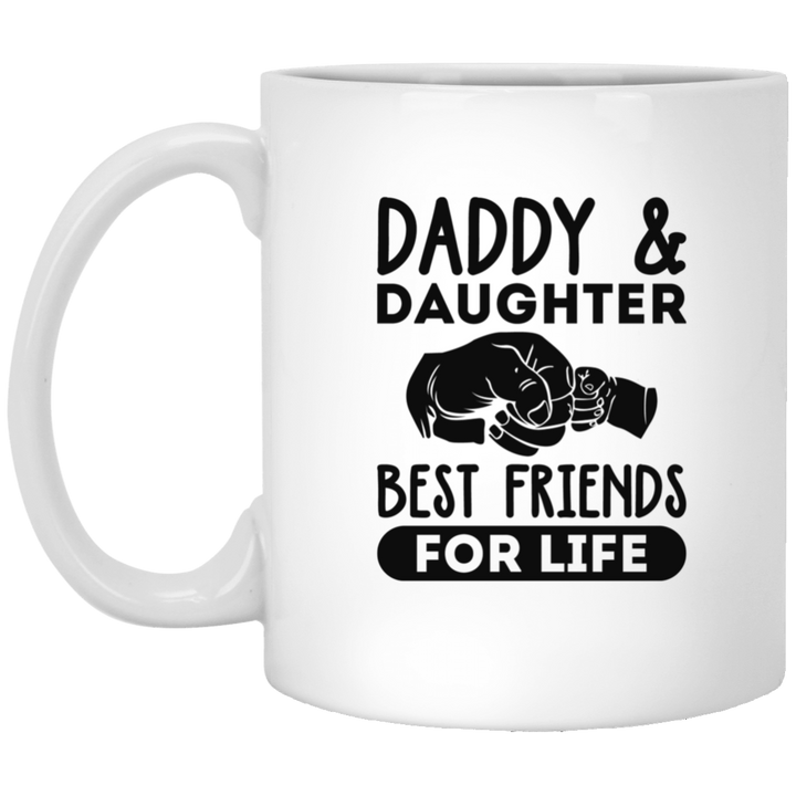 Daddy & Daughter Best Friends Coffee Mug, Funny Dad Coffee Mugs, Funny Dad Gift Idea, Father's Day Gift, Christmas Birthday Dad Gift, Funny Dad Cups, Bonus Dad, Stepfather, Stepdad