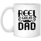 Reel Great Dad Coffee Mug, Funny Dad Coffee Mugs, Funny Dad Gift Idea, Father's Day Gift, Christmas Birthday Dad Gift, Funny Dad Cups, Bonus Dad, Stepfather, Stepdad, Fishing Enthusiast Mug