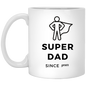 Super Dad, Thanks - Personalized Mug - Birthday, Father's Day Gift For Stepdad, Bonus Dad, Dad, Stepfather