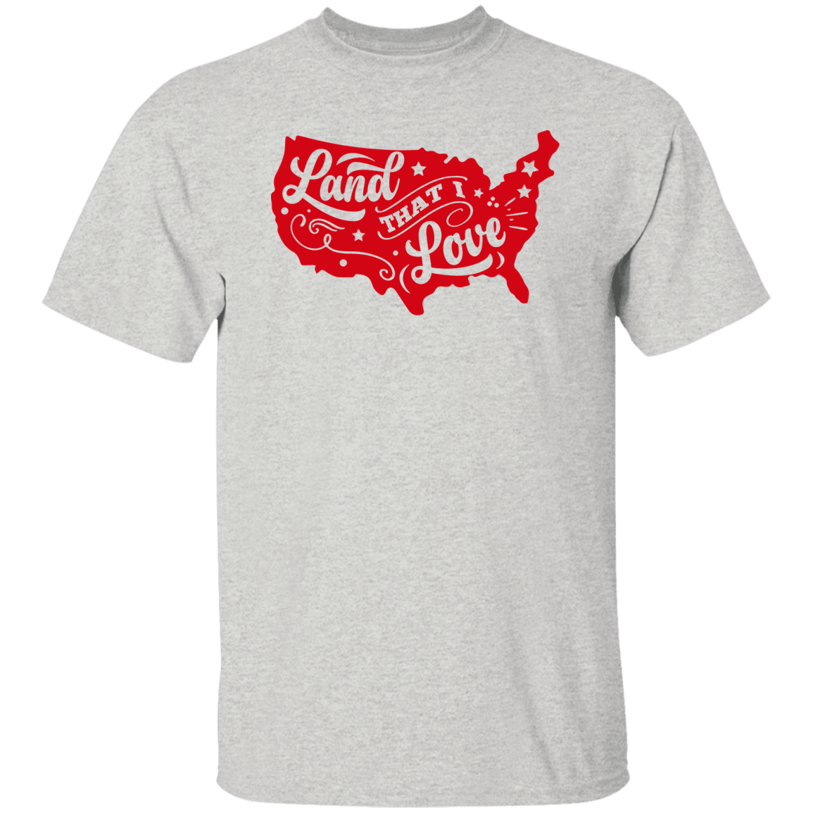 Land that I Love T-Shirt, Patriotic 4th of July Tee Shirt for Independence Day, USA Shirt, Red White and Blue Shirt