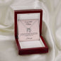 To my beautiful Mom - I love you - Lucky in Love Necklace