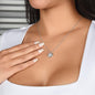 To my Daughter - Love always & forever, Dad - Love Knot Necklace