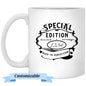 Special Edition Aged to Perfection Coffee Mug - Customizable - Funny Dad Coffee Mugs, Funny Dad Gift Idea, Father's Day Gift, Christmas Birthday Dad Gift, Funny Dad Cups, Bonus Dad, Stepfather, Stepdad, Granddad, Grandfather
