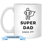 Super Dad, Thanks - Personalized Mug - Birthday, Father's Day Gift For Stepdad, Bonus Dad, Dad, Stepfather
