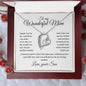 To my Wonderful Mom - Love, your Son - Forever Love Necklace
