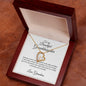 To my Beautiful Granddaughter - Love Grandma - Forever Love Necklace