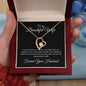 To my Beautiful Wife - Forever Your Husband - Forever Love Necklace (Black Card)