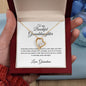 To my Beautiful Granddaughter - Love Grandma - Forever Love Necklace