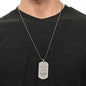 To my Son - Love, your Dad - Engraved Dog Tag Necklace