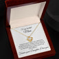 To my Beautiful Mom - Forever your Daughter, I love you - Love Knot Necklace
