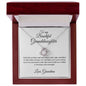 To my Granddaughter - Love Grandma - Love Knot Necklace