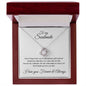 To my Soulmate - I love you forever and always - Love Knot Necklace