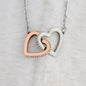 To my Beautiful Soulmate - I love you forever and always - Interlocking Hearts necklace