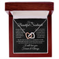 To my Beautiful Soulmate - I love you forever and always - Interlocking Hearts necklace