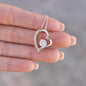 To my Soulmate - I love you - Forever Love Necklace (Black Card)