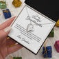 To my Beautiful Granddaughter - Love Grandma - Forever Love Necklace