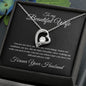 To my Beautiful Wife - Forever Your Husband - Forever Love Necklace (Black Card)