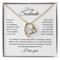 To my Soulmate - I love you - Forever Love Necklace
