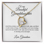 To my Beautiful Granddaughter - Love Grandma - Forever Love Necklace