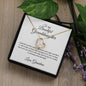 To my Beautiful Granddaughter - Love Grandma - Forever Love Necklace
