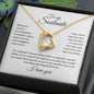 To my Soulmate - I love you - Forever Love Necklace