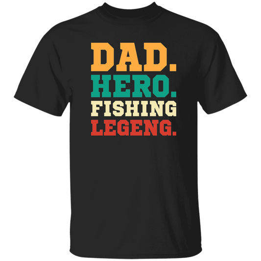 Dad Hero Fishing Legend Shirt - Dad Shirt, Husband Gift, Father's Day Gift, Gift for him, Gift for Father, Dad Gift, Christmas Gift, Dad, Father, Fishing Enthusiast