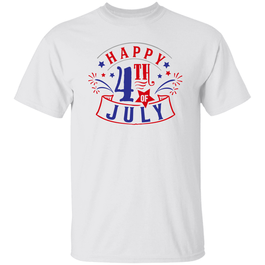 Happy 4th of July T-Shirt, Patriotic 4th of July Tee Shirt for Independence Day, USA Shirt, Red White and Blue Shirt