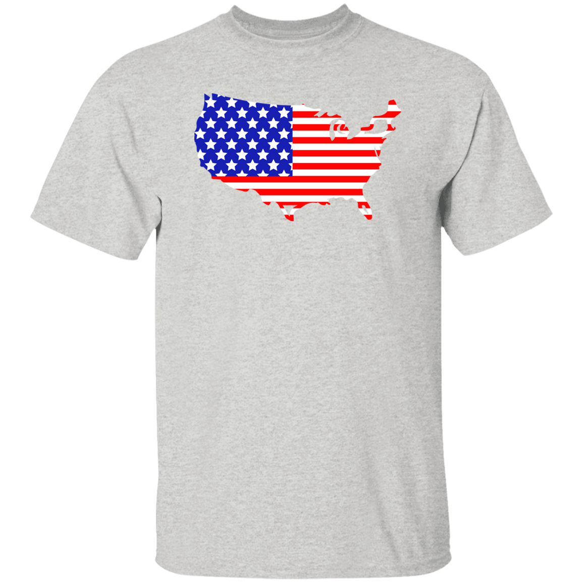 US map, American Flag T-Shirt, Patriotic 4th of July Tee Shirt for Independence Day, USA Shirt, Red White and Blue Shirt