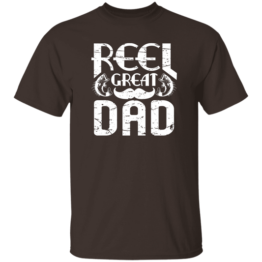 Reel Great Dad Shirt - White Letters - Dad Shirt, Husband Gift, Father's Day Gift, Gift for him, Gift for Father, Dad Gift, Christmas Gift, Dad, Father, Fishing Enthusiast